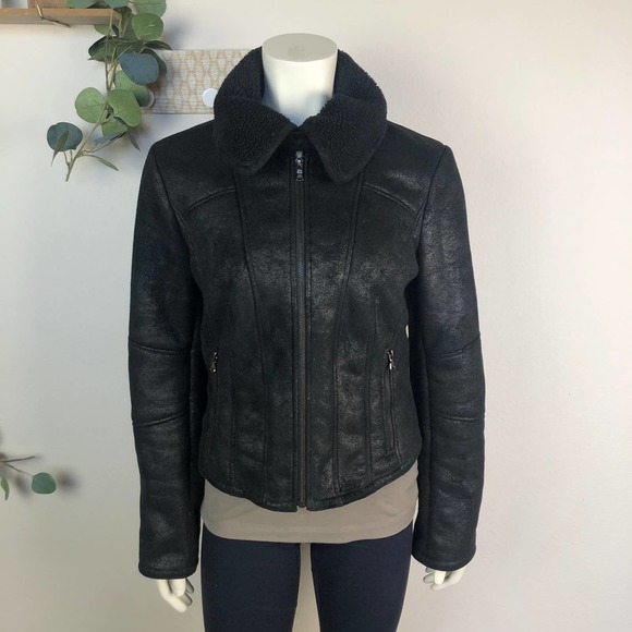 🔥 3 for $30 Guess motorcycle style black jacket - Picture 5 of 13